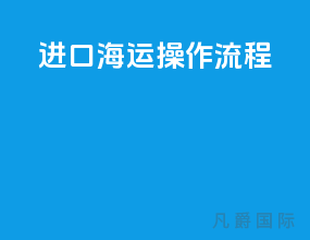 进口海运操作流程