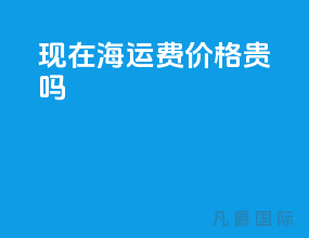 现在海运费价格贵吗