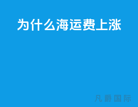 为什么海运费上涨