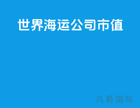 世界海运公司市值
