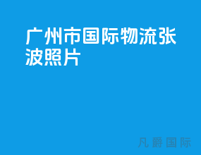 广州市国际物流张波照片