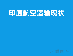 印度航空运输现状