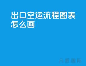出口空运流程图表怎么画
