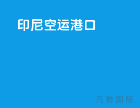 印尼空运港口