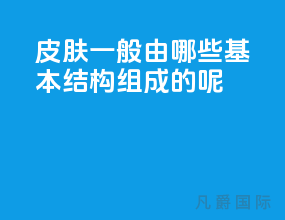 皮肤一般由哪些基本结构组成的呢?