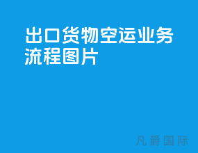 出口货物空运业务流程图片
