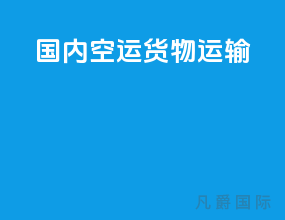 国内空运货物运输