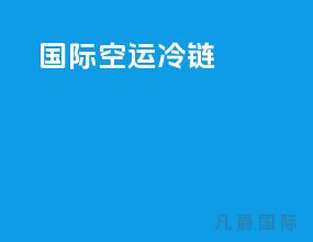 国际空运冷链