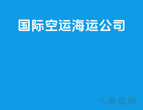 国际空运海运公司