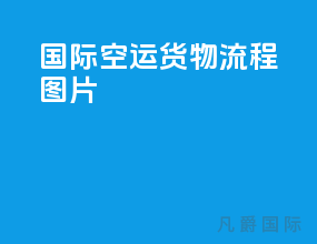 国际空运货物流程图片
