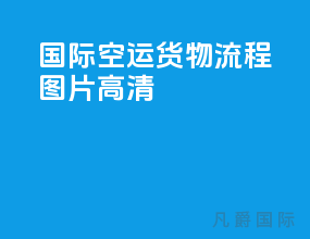 国际空运货物流程图片高清
