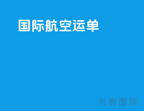 国际航空运单