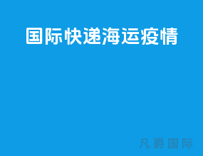 国际快递 海运 疫情