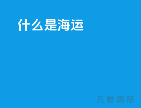 什么是海运