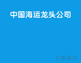 中国海运龙头公司
