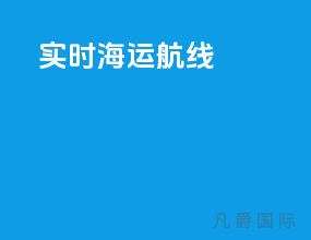 实时海运航线