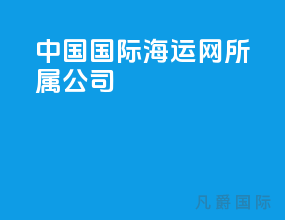 中国国际海运网所属公司