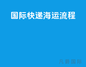 国际快递海运流程