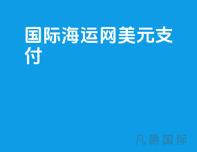 国际海运网 美元支付
