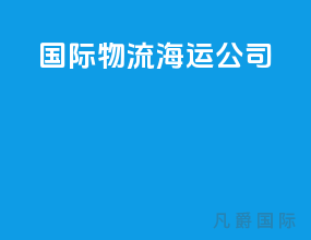 国际物流海运公司