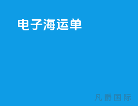 电子海运单