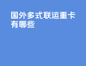 国外多式联运重卡有哪些