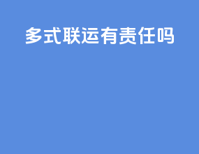 多式联运有责任吗