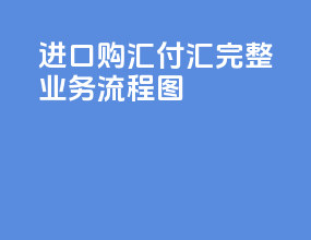 进口购汇付汇完整业务流程图