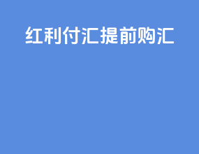 红利付汇提前购汇