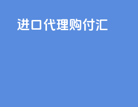 进口代理购付汇
