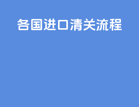 各国进口清关流程