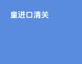 童进口清关
