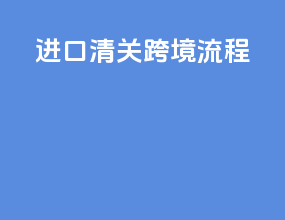 进口清关跨境流程