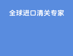 全球进口清关专家