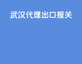 武汉代理出口报关