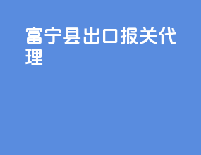 富宁县出口报关代理