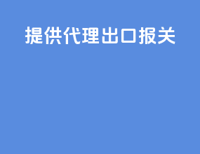 提供代理出口报关