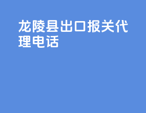 龙陵县出口报关代理电话