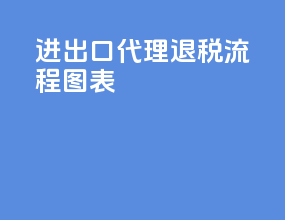 进出口代理退税流程图表