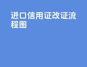 进口信用证改证流程图