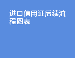 进口信用证后续流程图表