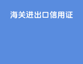 海关进出口信用证