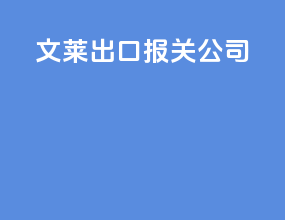 文莱出口报关公司