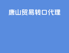 唐山贸易转口代理