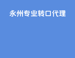 扬州专业转口代理