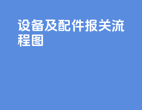 设备及配件报关流程图