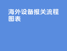 海外设备报关流程图表