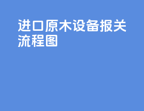 进口原木设备报关流程图