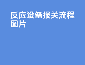 反应设备报关流程图片