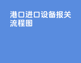 港口进口设备报关流程图